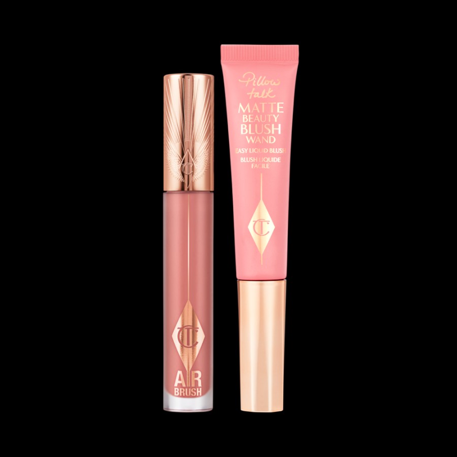 Charlotte Tilbury Airbrush Flawless Lip Blur & Beauty Blush Wand Duo New